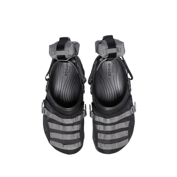CROCS X BEAMS CLASSIC ALL-TERRAIN MILITARY CLOG SHOES 'BLACK'
